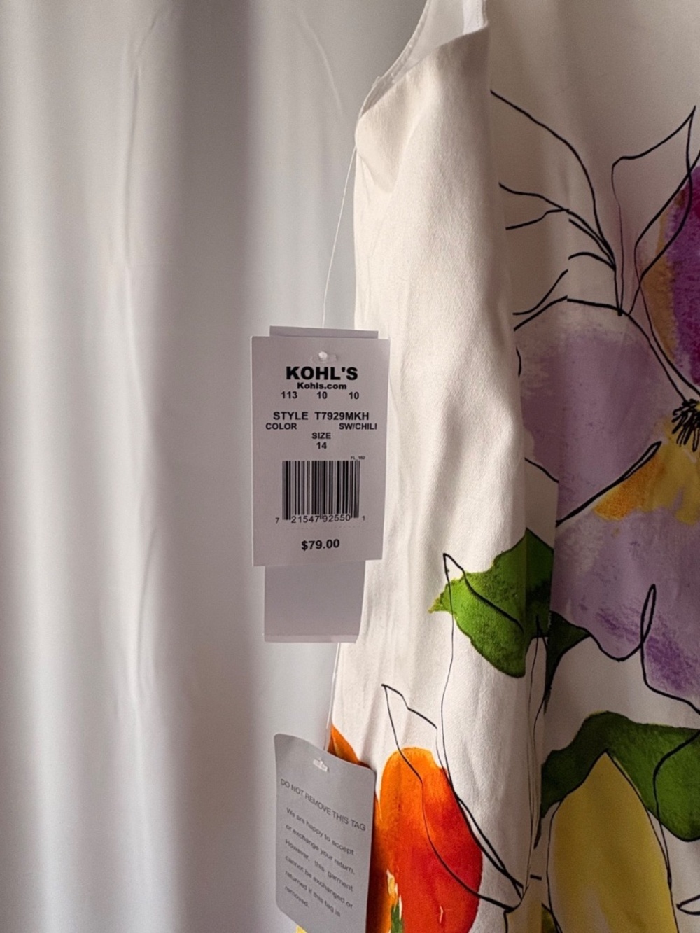 London Times "Miranda" Sleeveless Shift Sundress Floral Size 14 NWT - Picture 6 of 15
